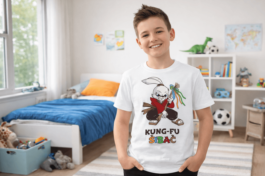 chlapec tričko Kung-Fu šibač mk